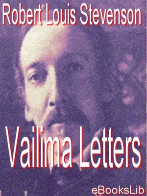 cover image of Vailima Letters
